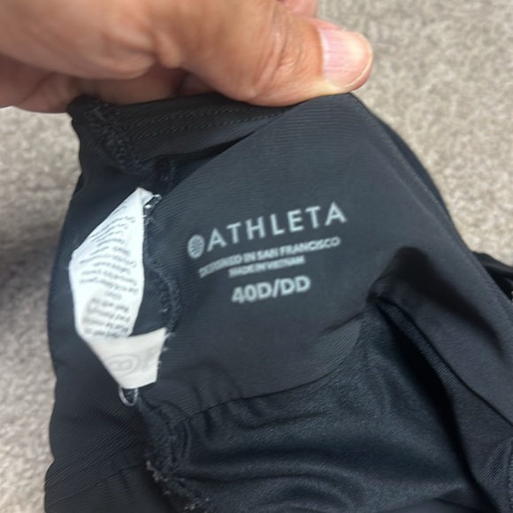 Black athletha tankini top - Picture 5 of 5